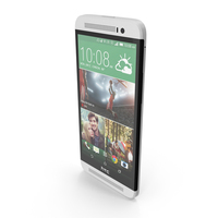 HTC ONE E8 White PNG & PSD Images