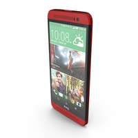 HTC ONE E8 Red PNG & PSD Images