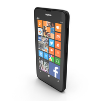 Nokia Lumia 630 Black PNG & PSD Images