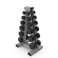 Vertical Dumbbells Rack PNG & PSD Images
