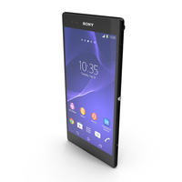 Sony Xperia T2 Ultra Black PNG & PSD Images