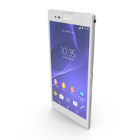Sony Xperia T2 Ultra White PNG & PSD Images