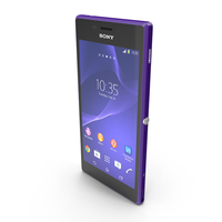 Sony Xperia M2 Purple Version PNG & PSD Images
