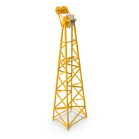 Crane F Intermediate Head Section Yellow PNG & PSD Images