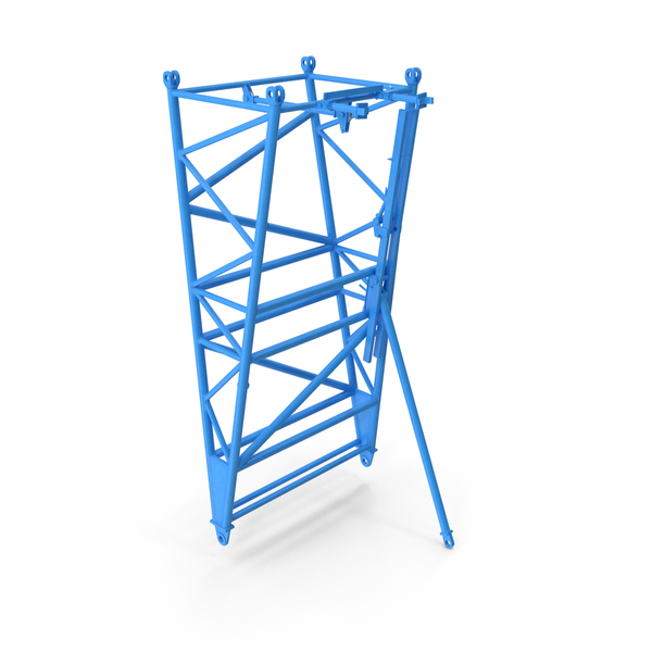 Crane F Intermediate Pivot Section Blue PNG & PSD Images