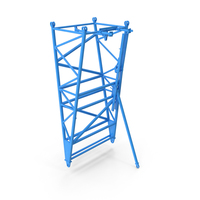 Crane F Intermediate Pivot Section Blue PNG & PSD Images
