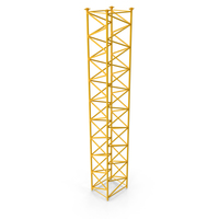 Crane F Intermediate Section 12m Yellow PNG & PSD Images