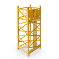 Crane SL Reducing Section 6 75m Yellow PNG & PSD Images