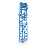 Crane WA Frame 1 Head Section Blue PNG & PSD Images