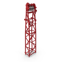 Crane WA Frame 1 Head Section Red PNG & PSD Images