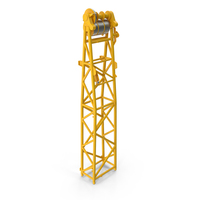 Crane WA Frame 1 Head Section Yellow PNG & PSD Images