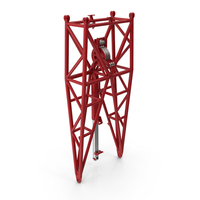 Crane WA Frame 1 Pivot Section Red PNG & PSD Images