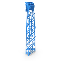 Crane WA Frame 2 Head Section Blue PNG & PSD Images