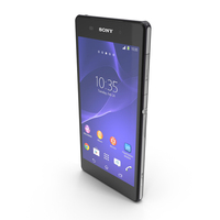 Sony Xperia Z2 Black Version PNG & PSD Images