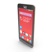 Asus ZenFone 6 Gold Color PNG & PSD Images