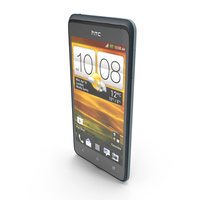 HTC Desire 400 Light Blue Version PNG & PSD Images