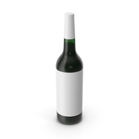 Wine Bottle White PNG & PSD Images