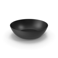 Black Plastic Bowl PNG & PSD Images