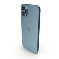 Apple iPhone 12 Pro Max Blue PNG & PSD Images
