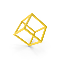 Cube Yellow PNG & PSD Images
