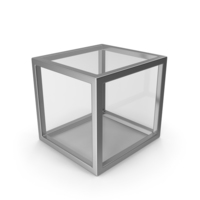 Silver Glass Cube PNG & PSD Images