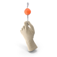 Glove Holding a Wrapped Lollipop PNG & PSD Images