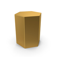 Gold Hexagon PNG & PSD Images