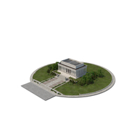 Lincoln Memorial Scene PNG & PSD Images