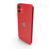 Apple iPhone 12 RED PNG & PSD Images