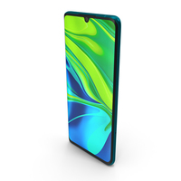 Xiaomi Mi Note 10 Green PNG & PSD Images