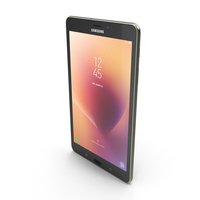 Samsung Galaxy Tab A 8.0 2017 Gold PNG & PSD Images