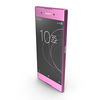 Sony Xperia XA1 Plus Pink PNG & PSD Images