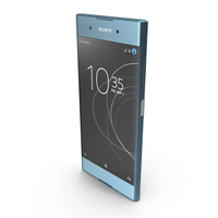 Sony Xperia XA1 Plus Blue PNG & PSD Images