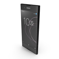 Sony Xperia XA1 Plus Black PNG & PSD Images