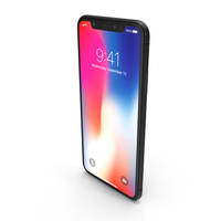 Apple iPhone X Space Gray PNG & PSD Images