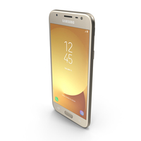 Samsung Galaxy J3 2017 Gold PNG & PSD Images