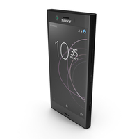 Sony Xperia XZ1 Compact Black PNG & PSD Images