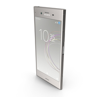 Sony Xperia XZ1 Warm Silver PNG & PSD Images