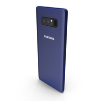 Samsung Galaxy Note8 Deep Sea Blue PNG & PSD Images
