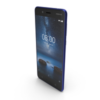 Nokia 8 Polished Blue PNG & PSD Images