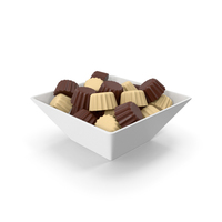 Bowl With Chocolate Bars Milky PNG & PSD Images