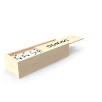 Domino Knuckles in Wooden Box PNG & PSD Images