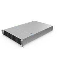 Server Chassis 2U with Board PNG & PSD Images