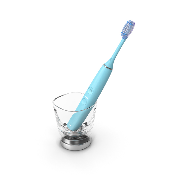 Electric Toothbrush with Glass Charger Generic PNG & PSD Images
