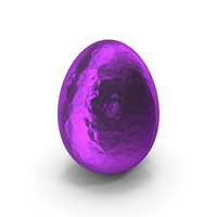 Easter Egg Purple Foil PNG & PSD Images