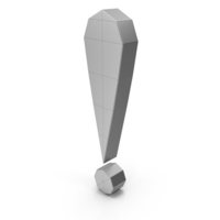 Exclamation Mark Steel PNG & PSD Images