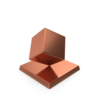 Cube Trophy Bronze PNG & PSD Images