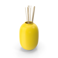 Decorative Vase Yellow PNG & PSD Images