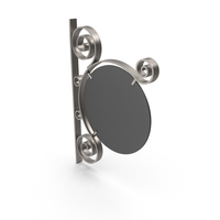 Silver Forged Signboard PNG & PSD Images