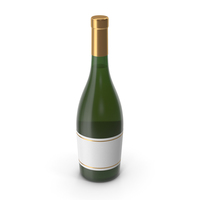 Champagne Bottle Gold PNG & PSD Images